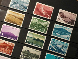 colorful stamps