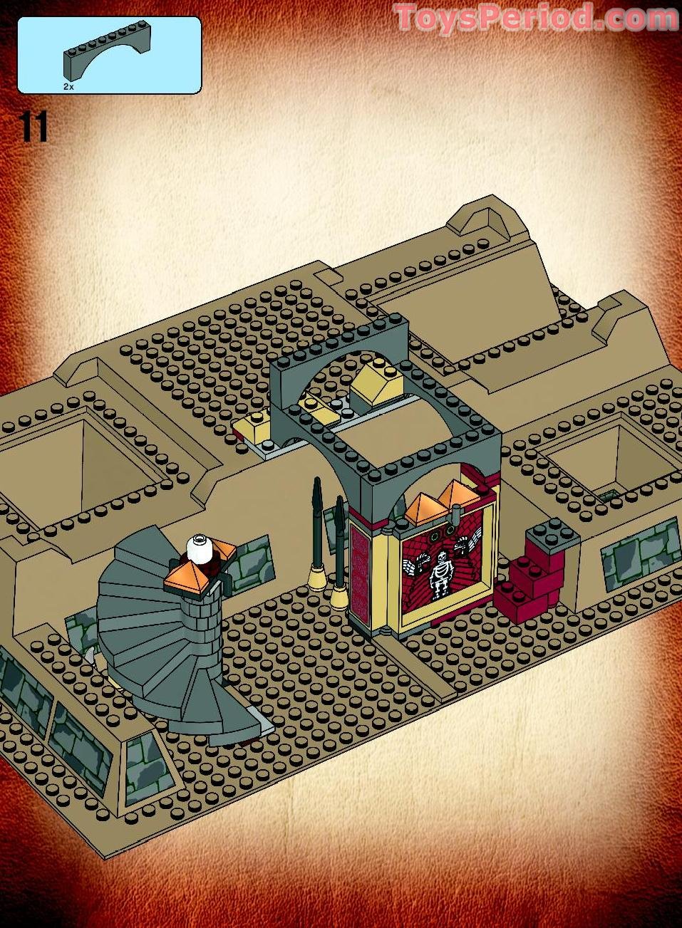 LEGO 7627 Temple of the Crystal Skull Instructions and Parts List