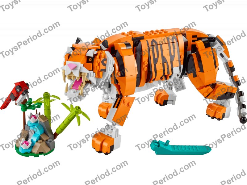 LEGO 31129 Majestic Tiger Set Parts List