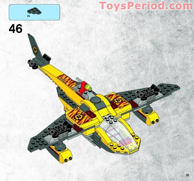 LEGO 5888 Ocean Interceptor Instructions and Parts List