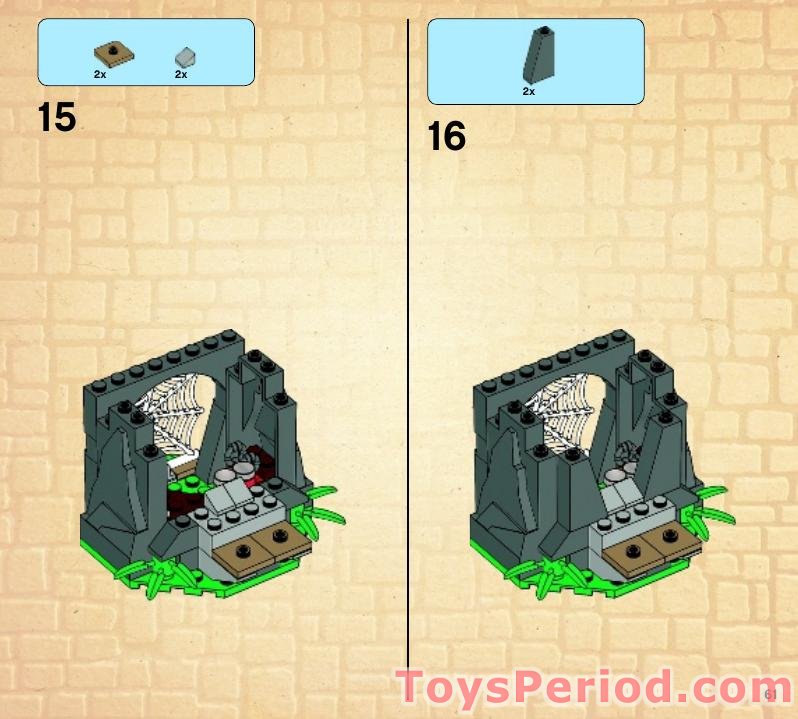 LEGO 70403 Dragon Mountain Instructions and Parts List