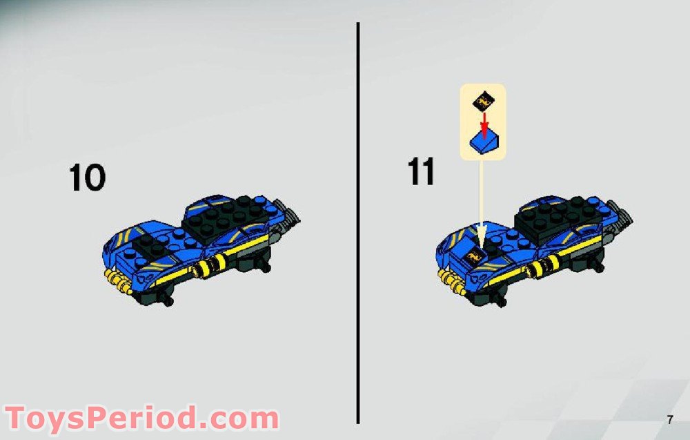 LEGO 8495 Crosstown Craze Instructions and Parts List