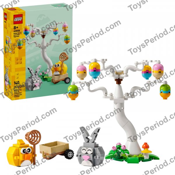 LEGO 40808 Easter Bunny and Chick Egg Hunt Set Parts List