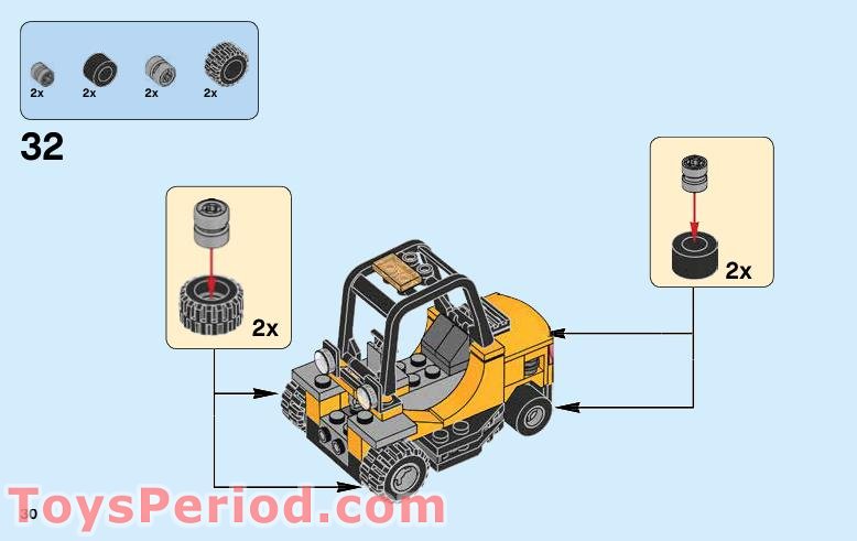 LEGO 60198 Cargo Train Instructions and Parts List