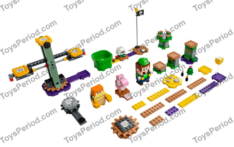 LEGO 71387 Adventures with Luigi - Starter Course Set Parts List