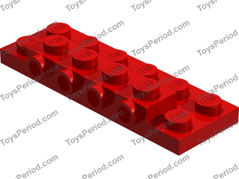 2x Plate Modified 2x6 x2//3 with 4 Studs on Side orange 87609 NEUF Lego