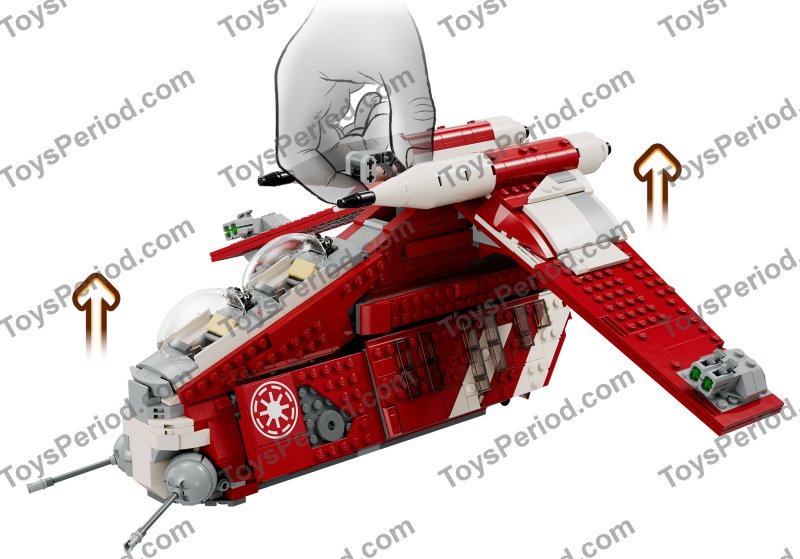 LEGO 75354 Coruscant Guard Gunship Set Parts List