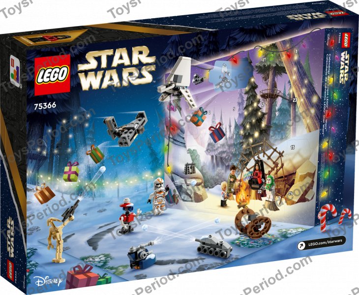 LEGO 75366 Advent Calendar 2023, Star Wars Set Parts List