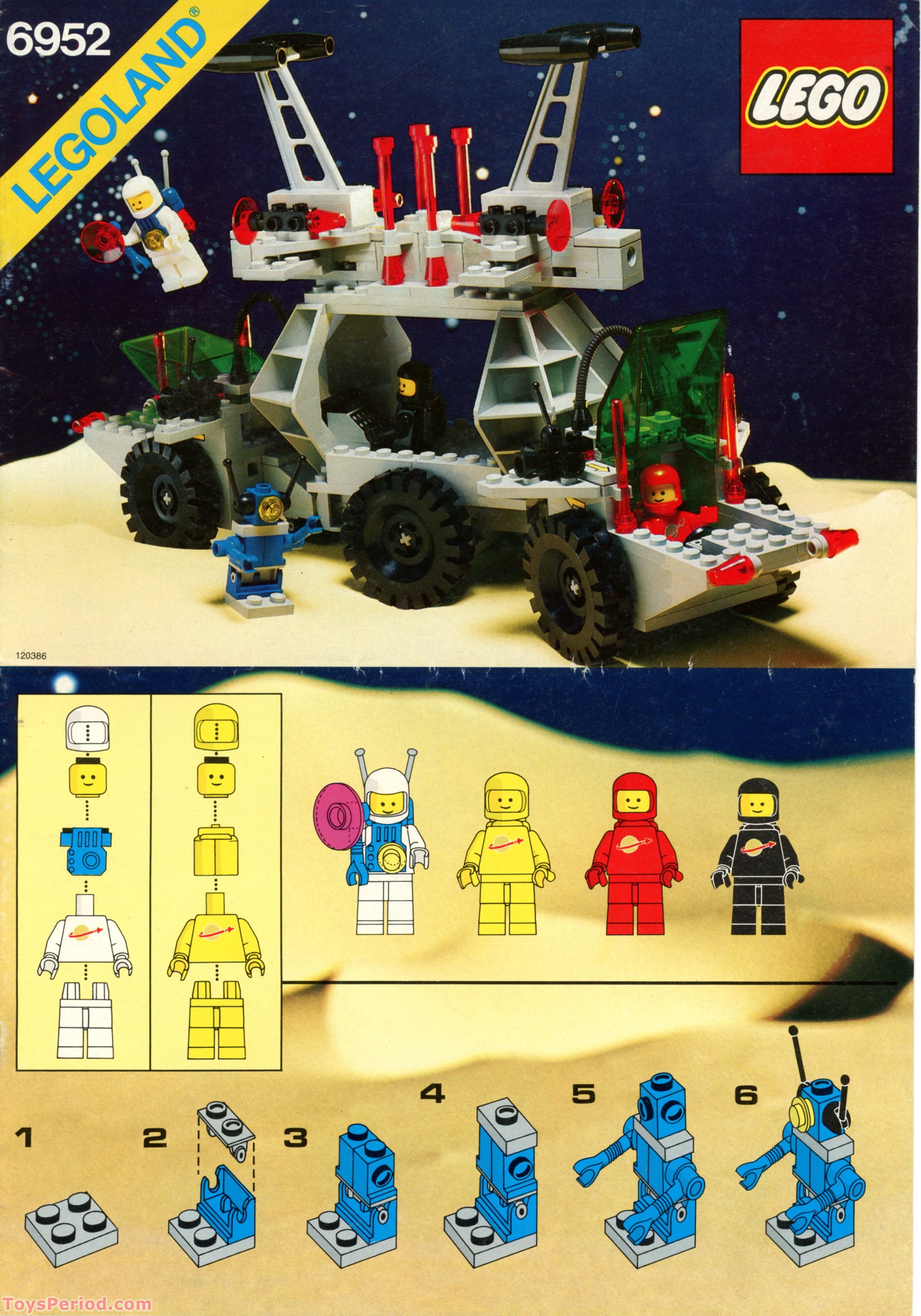 LEGO 6952 Solar Power Transporter Instructions and Parts List