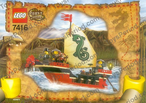 LEGO 7416 Emperor's Ship Instructions and Parts List