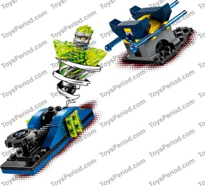 LEGO 70682 Spinjitzu Slam - Jay Set Parts List