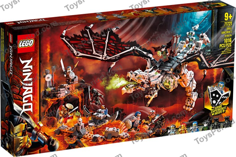 LEGO 71721 Skull Sorcerer's Dragon Set Parts List