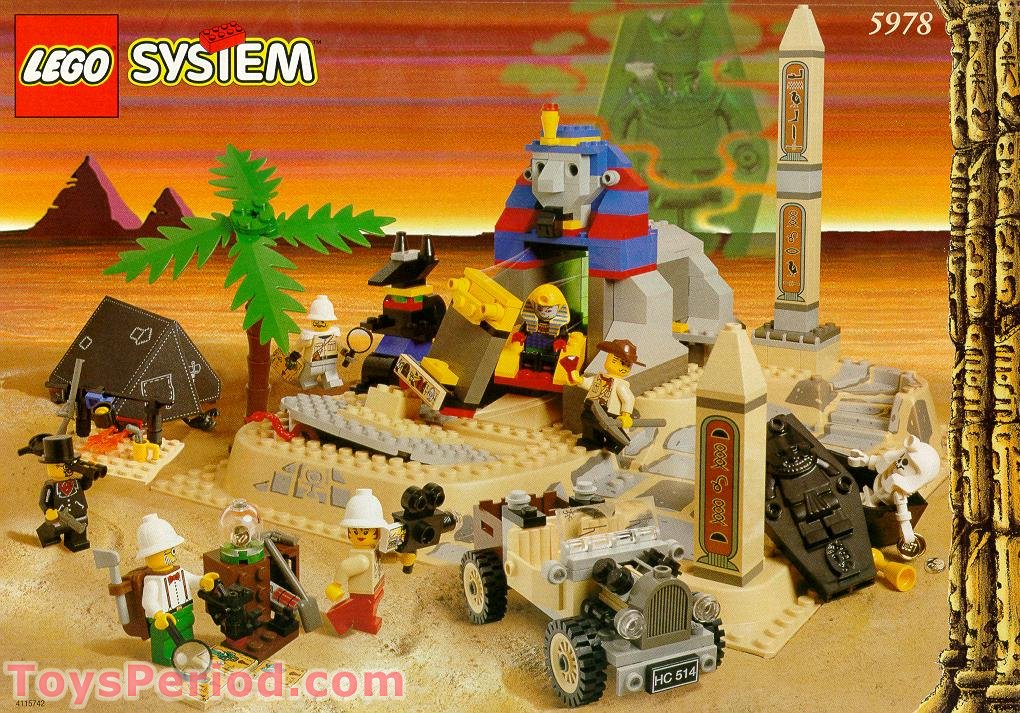 LEGO 5978 Sphinx Secret Surprise Set Parts Inventory and Instructions