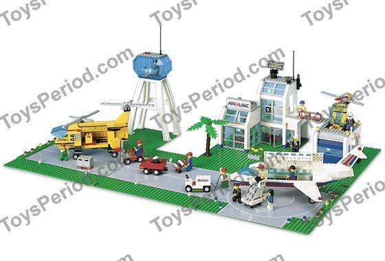 LEGO 10159-1 City Airport - City Logo Box Instructions and Parts List
