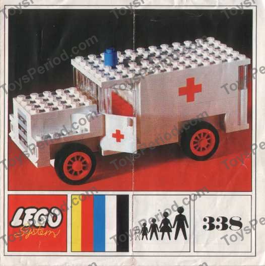 LEGO 338-1 Ambulance Instructions and Parts List