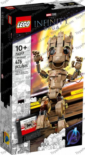エンゲツ LEGO 76217 I am Groot Set Parts List