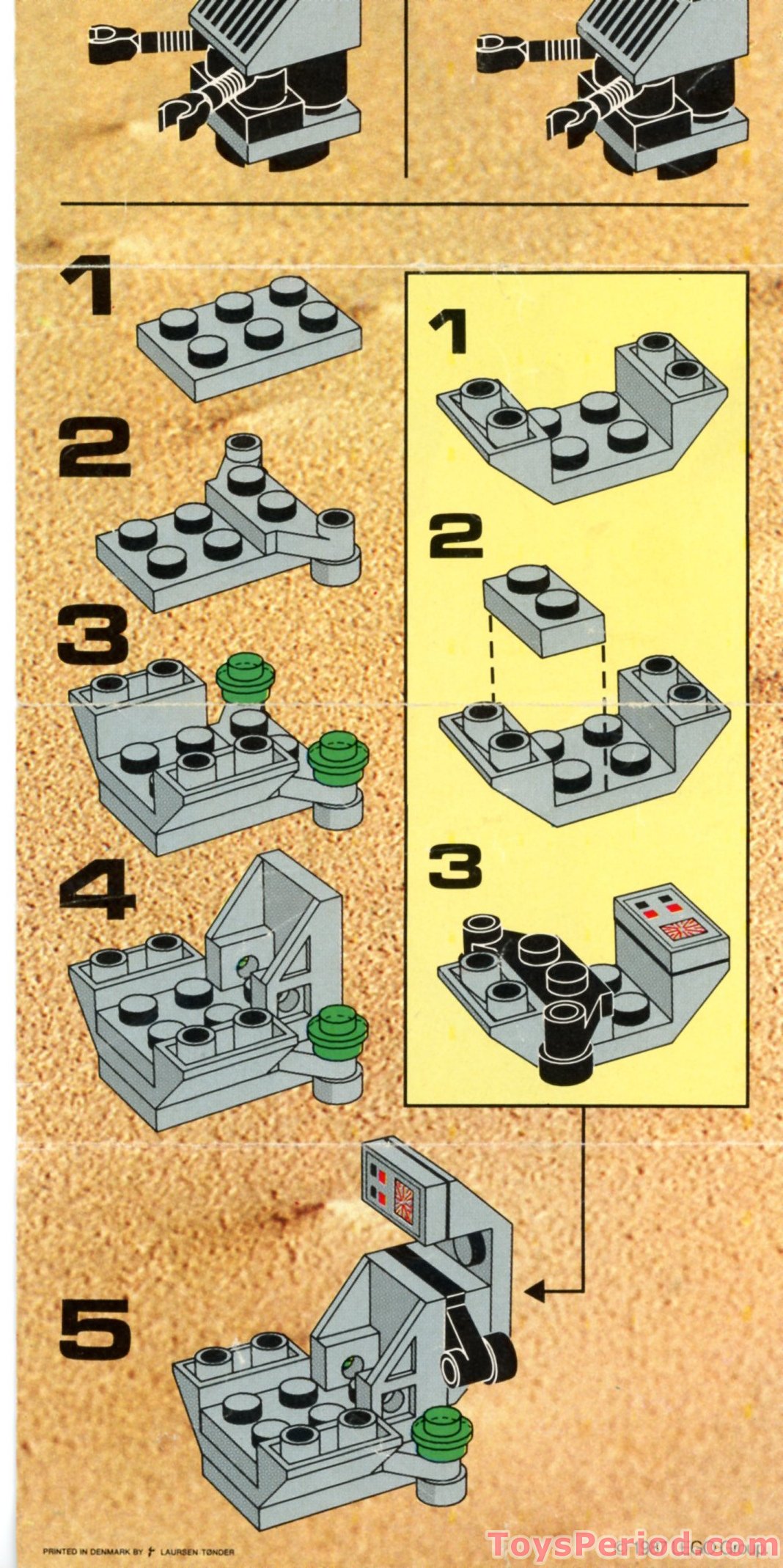 LEGO 6809 XT-5 and Droid Instructions and Parts List