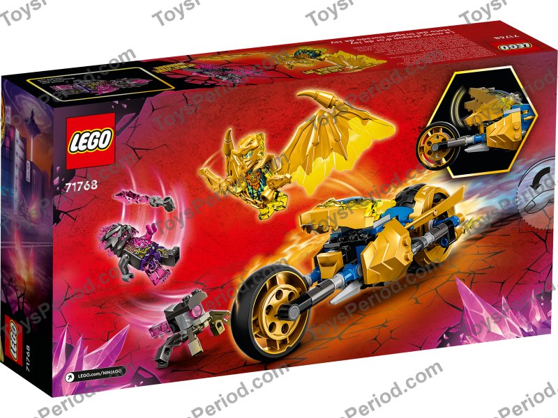 LEGO 71768 Jay's Golden Dragon Motorbike Set Parts List