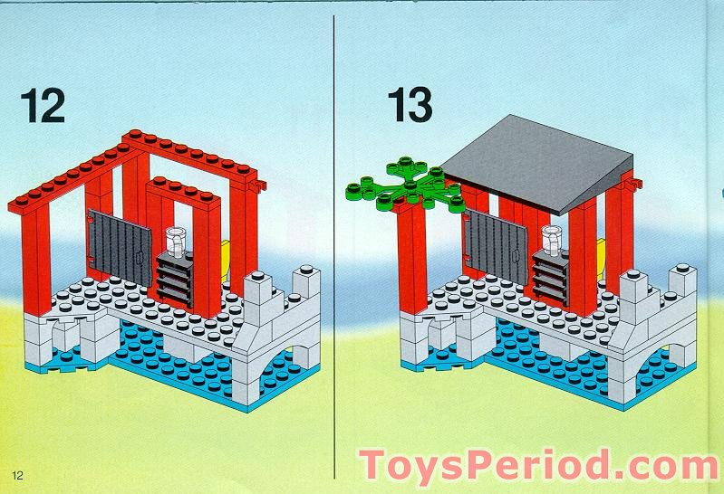LEGO 6563 Gator Landing Instructions and Parts List