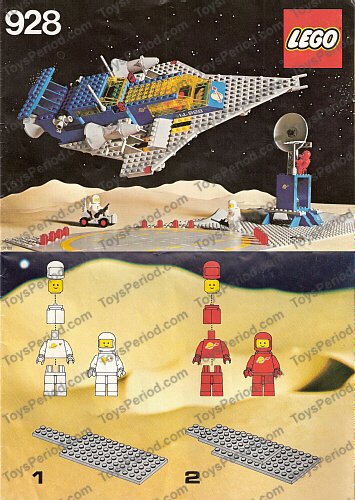 LEGO 928 Galaxy Explorer (Non-US Version of 497) Instructions and
