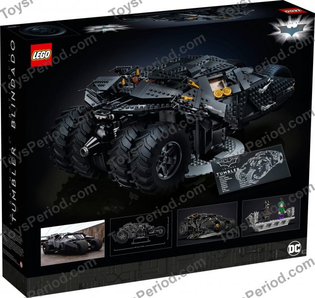 LEGO 76240 Batman Batmobile Tumbler Set Parts List