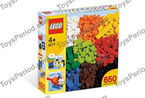 LEGO 6177 LEGO Basic Bricks Deluxe Set Parts List