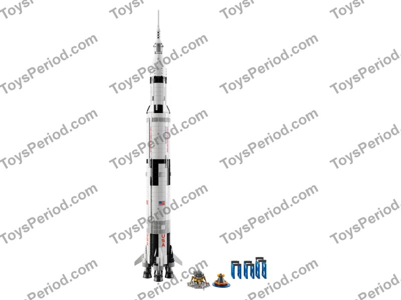 LEGO 92176 NASA Apollo Saturn V {Reissue} Set Parts List