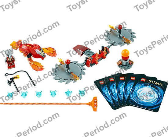 LEGO 70149 Scorching Blades Set Parts List