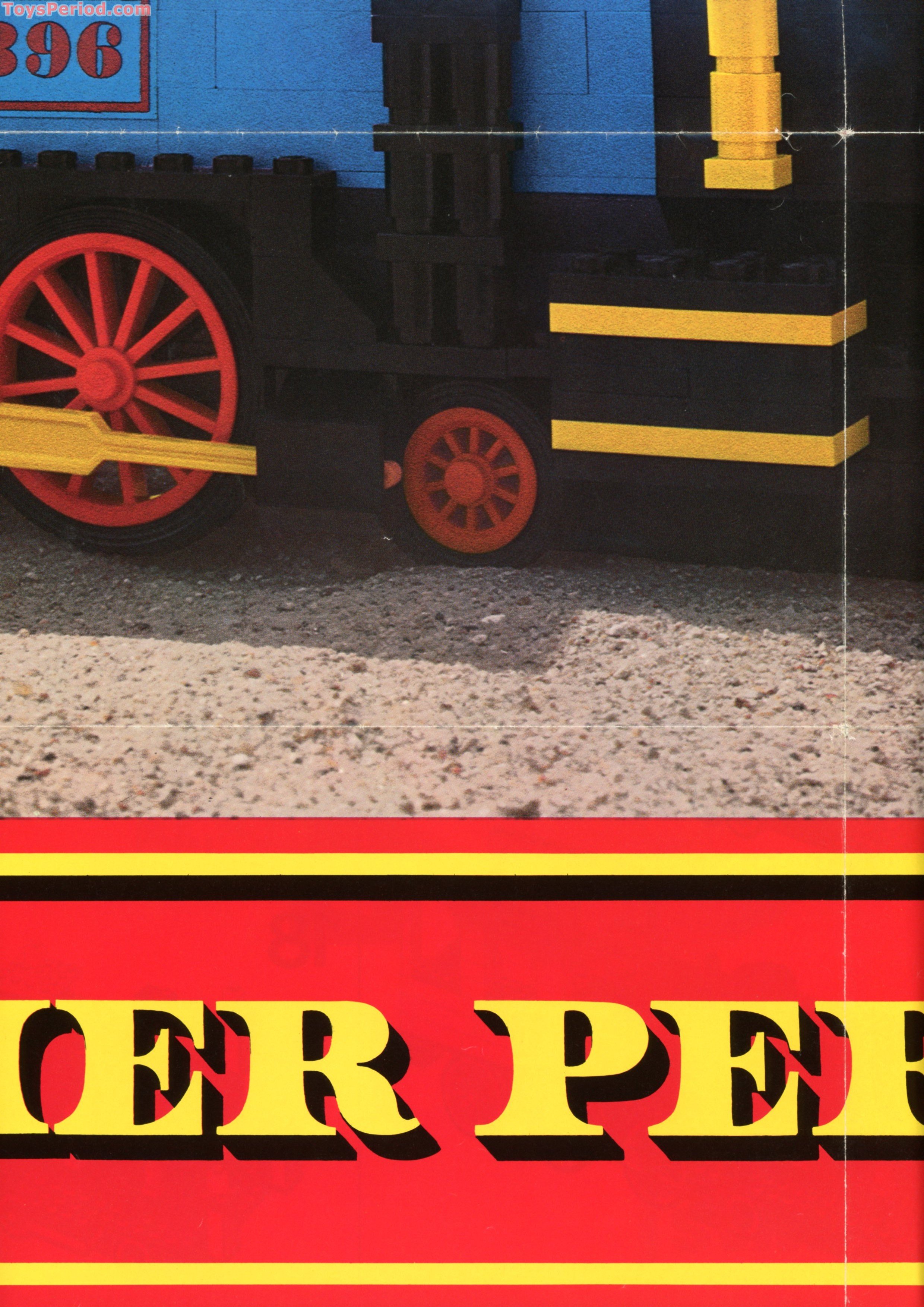 LEGO 396-1 Thatcher Perkins Locomotive Instructions and Parts List