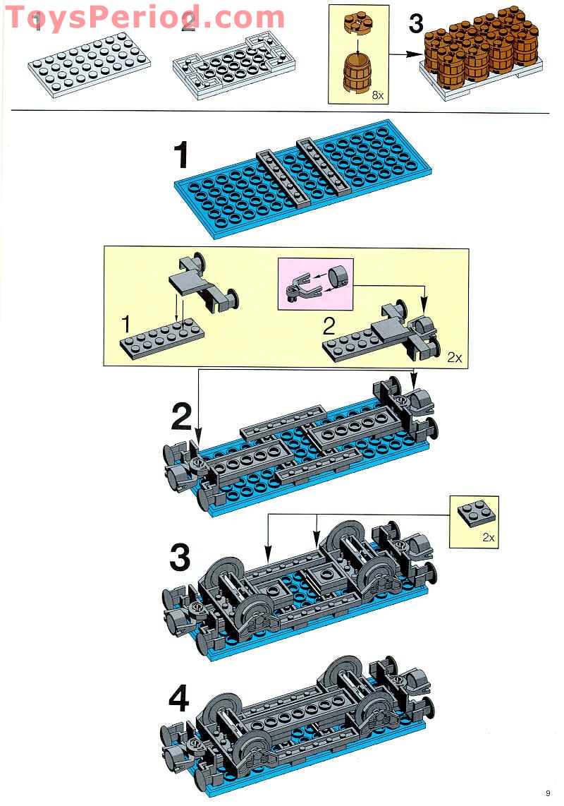 ■LEGO 4563 Load N' Haul Railroad Set レゴ トレイン 貨物列車セット （超レア！中古)■ 