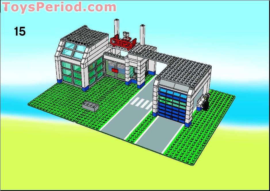 LEGO 10159-2 City Airport - Full Size Image Box Instructions and Parts List
