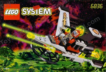 LEGO 6836 V-Wing Fighter Instructions and Parts List