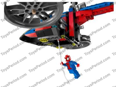 LEGO 76016 Spider-Helicopter Rescue Set Parts List
