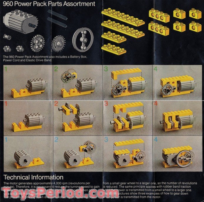 lego technic gears assortment pack