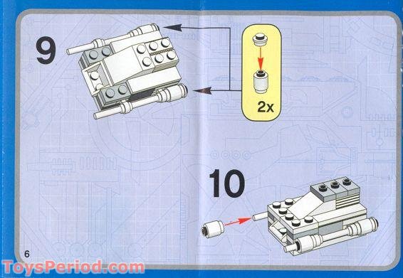 lego mini imperial shuttle instructions