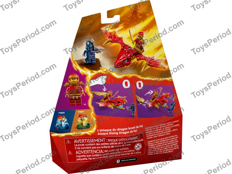 Lego 71801 Kai S Rising Dragon Strike Set Parts List