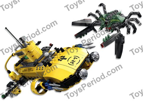 LEGO 7774 Crab Crusher Instructions and Parts List