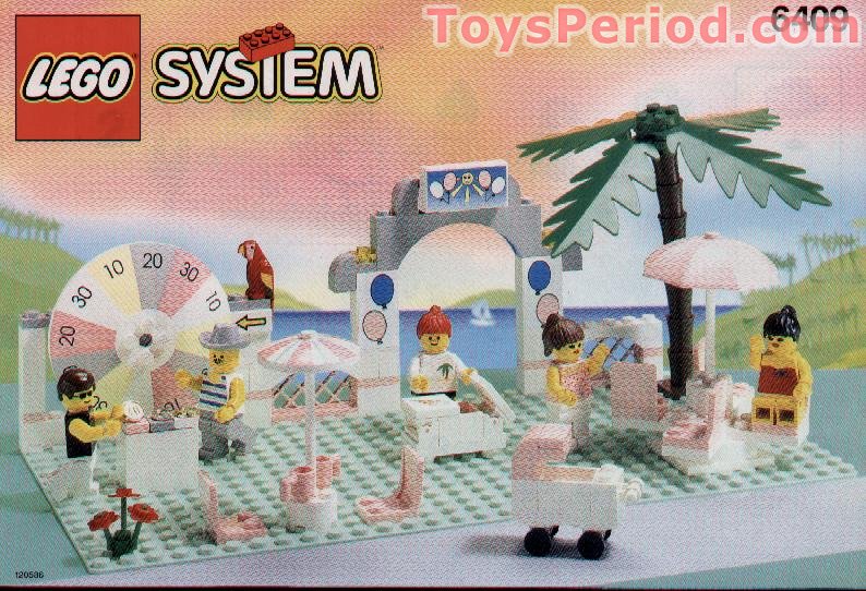 LEGO 6409 Island Arcade Set Parts Inventory and 