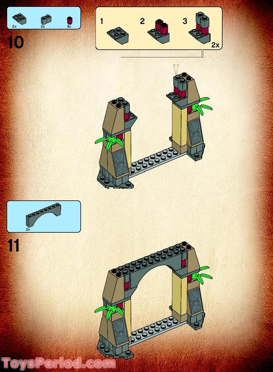 LEGO 7627 Temple of the Crystal Skull Instructions and Parts List