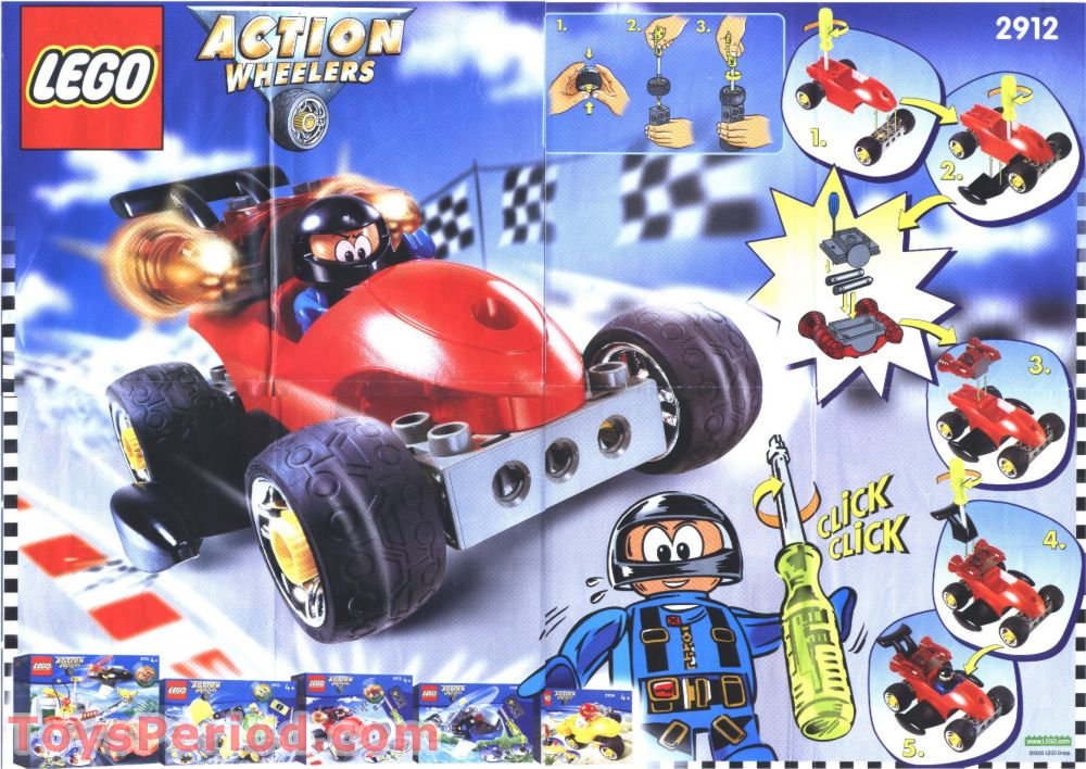 LEGO 2912 Radical Racer Instructions and Parts List