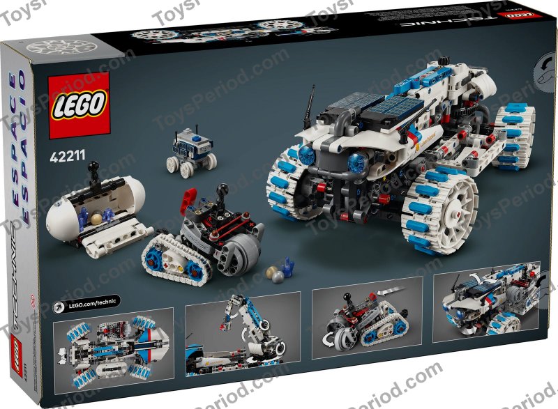 LEGO 42211 Lunar Outpost Moon Rover Set Parts List