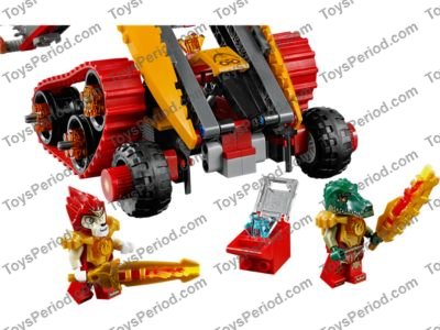 LEGO 70144 Laval's Fire Lion Set Parts List