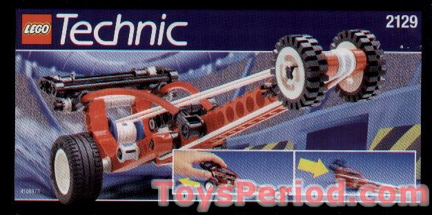 LEGO 2129 Blast-Off Dragster Instructions and Parts List