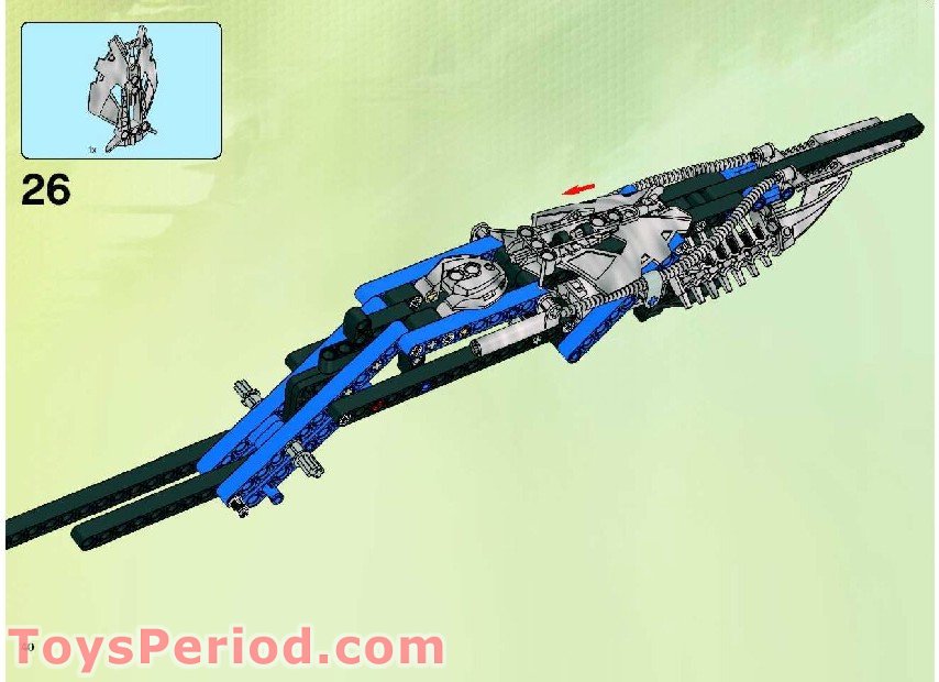 LEGO 8942-2 Jetrax T6 Limited Edition Instructions and Parts List