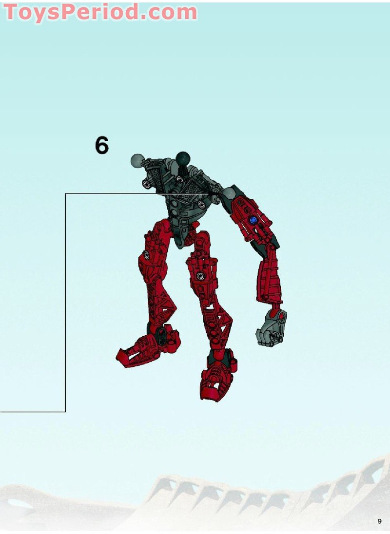 LEGO 8995 Thornatus V9 Instructions and Parts List