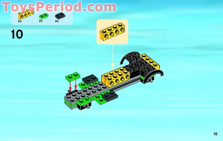 LEGO 60052 Cargo Train Instructions and Parts List