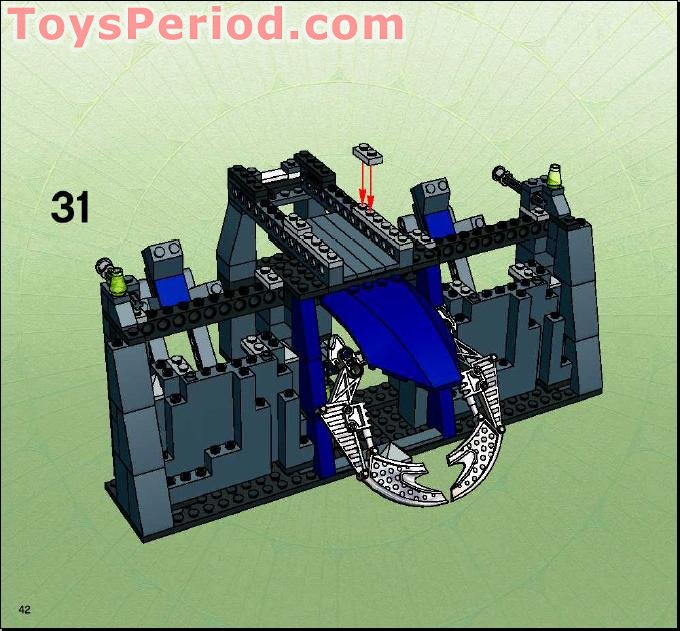 LEGO 8769 Visorak's Gate Instructions and Parts List