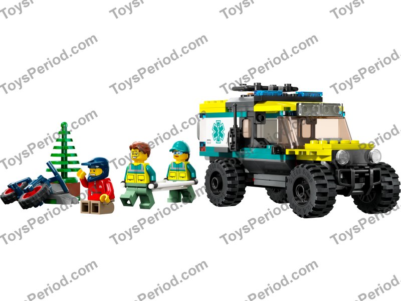 LEGO 40582 4x4 Off-Road Ambulance Rescue Set Parts List