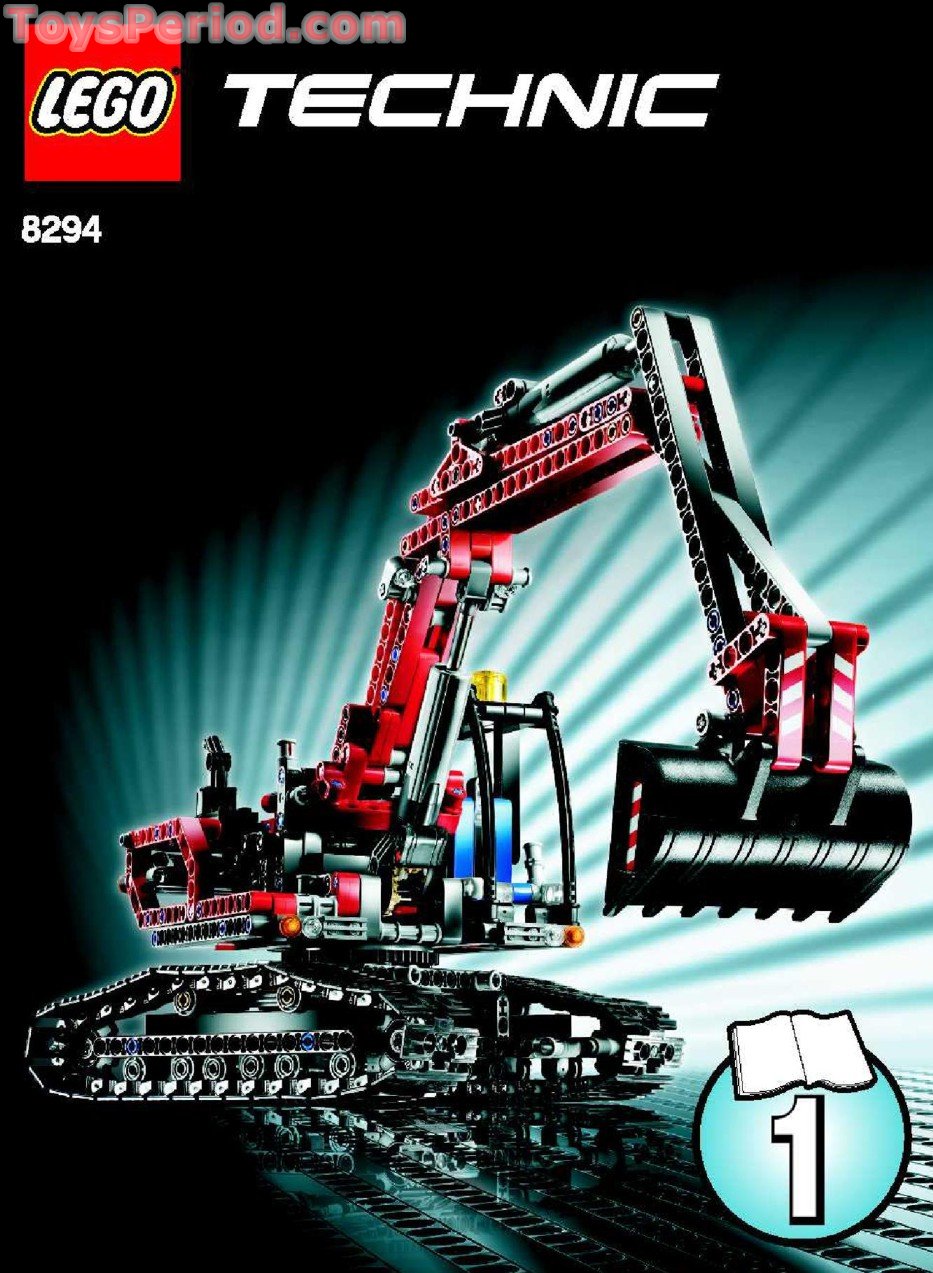 LEGO 8294 Excavator Instructions and Parts List