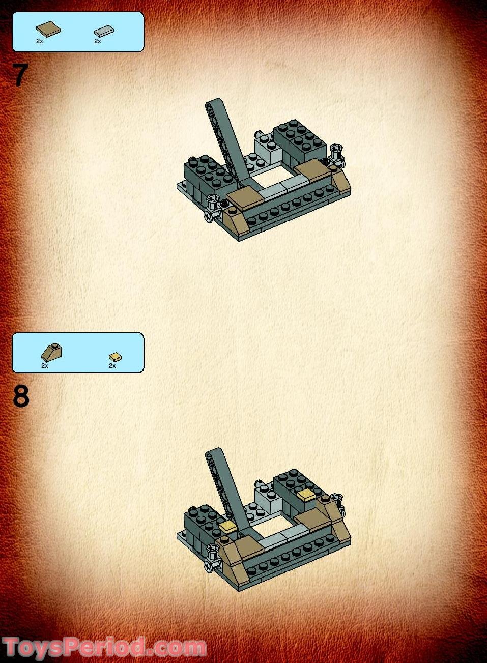 LEGO 7627 Temple of the Crystal Skull Instructions and Parts List